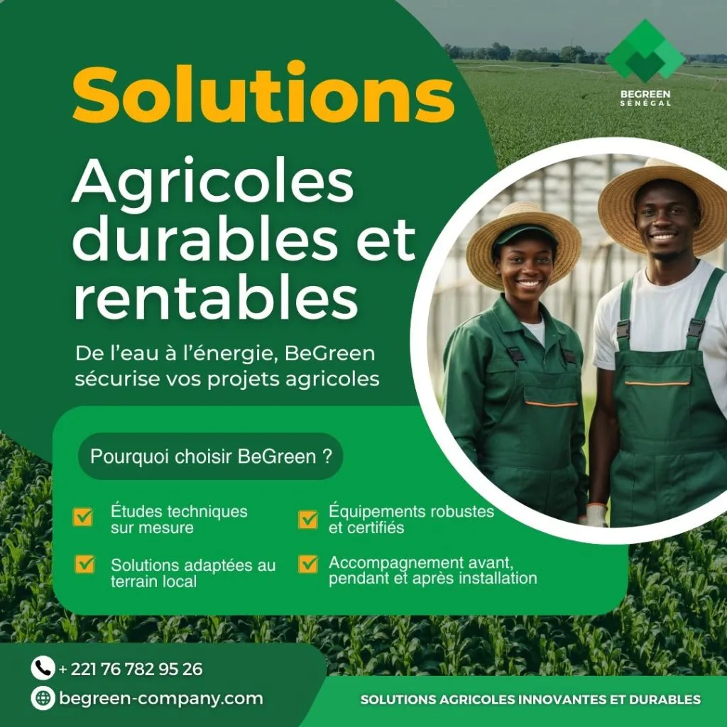 Solutions agricoles durables et rentables - BeGreen Sénégal