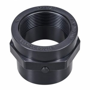Raccord PVC noir, marquage female adapter 63 mm 2 pouces