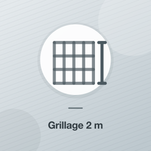 Grillage galvanisé 2 m